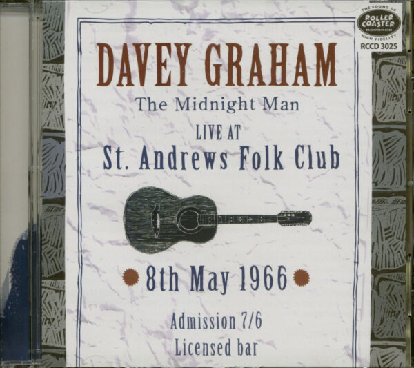 Davey Graham - Live At St. Andrews 1966 (CD)