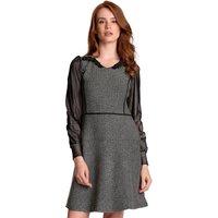 Vive Maria Cottage Girl Damen A-Linien-Kleid grau meliert/schwarz