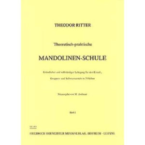 Schule für Mandoline Mandolinenschule 1 - Neuausgabe