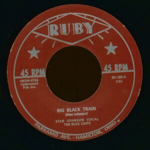 Stan Johnson - Big Black Train - Six White Horses (7inch