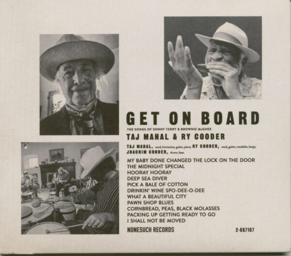 Taj Mahal & Ry Cooder - Get On Board (CD)