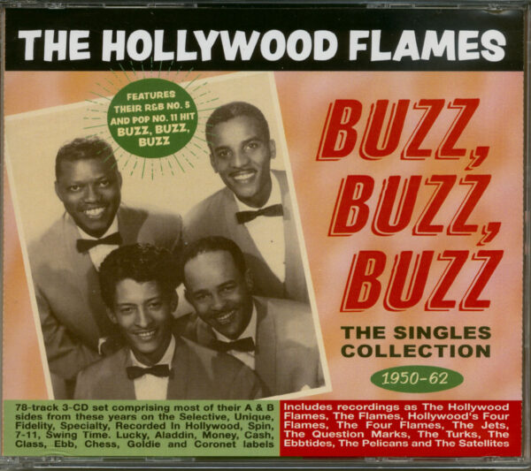 The Hollywood Flames - Buzz Buzz Buzz: The Singles Collection 1950-62 (3-CD)