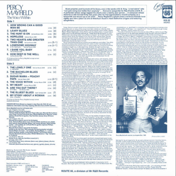 Percy Mayfield - The Voice Within (LP)