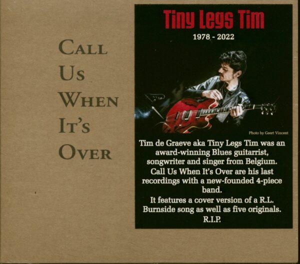 Tiny Legs Tim - Call Us When It's Over (CD)