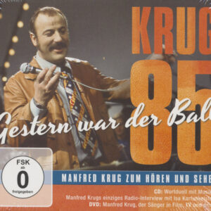 Manfred Krug - Krug 85 - Gestern war der Ball (CD + DVD)