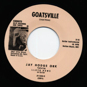 Jay Hodge Ork - Goatsville - Come Back Pretty Baby (7inch