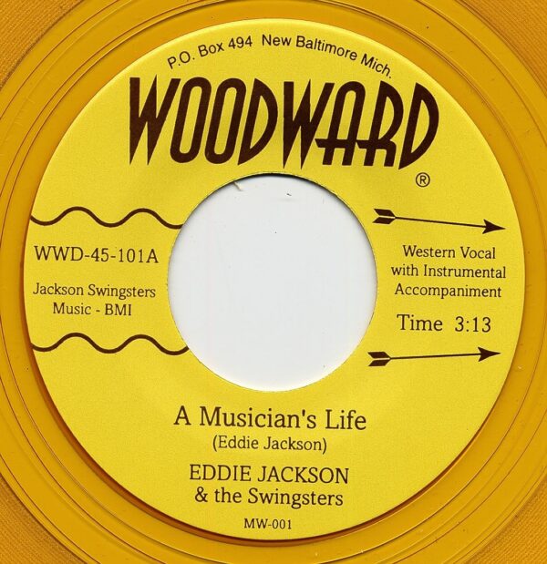 Eddie Jackson & Swingsters - A Musicians Life - Toddy For The Buddy 7inch