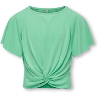 Kids ONLY Langarmshirt für Kinder - Kogpam S/S Knot Top - für Mädchen - grün