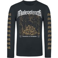 Malevolence Langarmshirt - S bis XL - für Männer - Größe XL - schwarz  - EMP exklusives Merchandise!