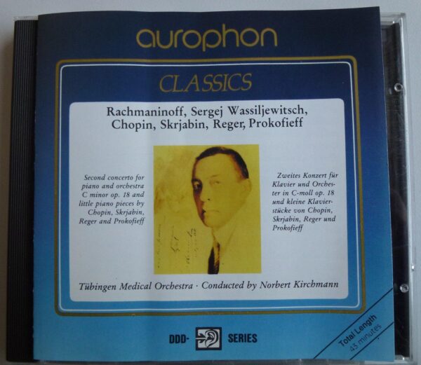 Rachmaninoff Wassiljewitsch Chopin Skrjabin Reger Prokofieff CD 1988