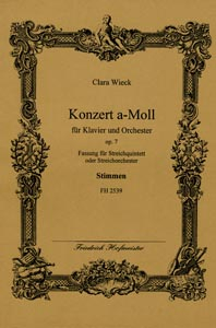 Stimmensatz Konzert a-moll op. 7