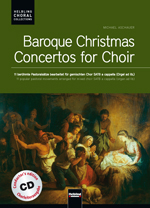 Chorleiterausgabe SATB Baroque Christmas Concertos for Choir