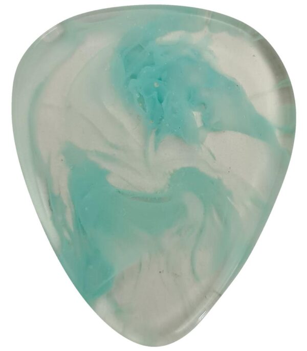 Stanford Guitar Pick Whirlpool Blue Resin