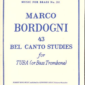 Übungsbuch für Tuba 43 Bel Canto Studies