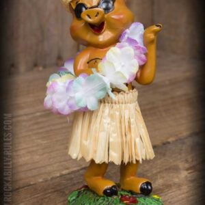 Armaturenbrettfigur | Dashboard Hula Schwein | Hawaii Schweinchen