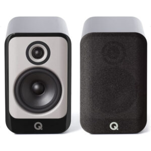 Q Acoustics Concept 30 Stereo Regallautsprecher Paar Schwarz Hochglanz