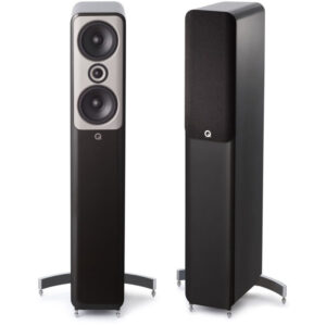 Q Acoustics Concept 50 Stereo Standlautsprecher Paar Schwarz Hochglanz