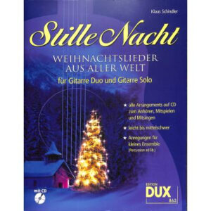 Weihnachtslieder für Gitarren Stille Nacht - Weihnachtslieder aus a...