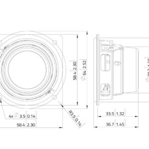 LAVOCE FSN021.02 2" Breitbandlautsprecher