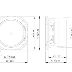 LAVOCE FSF030.70/16 3" Breitbandlautsprecher