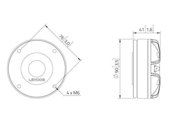 LAVOCE DF10.142LM 1" Kompressionstreiber