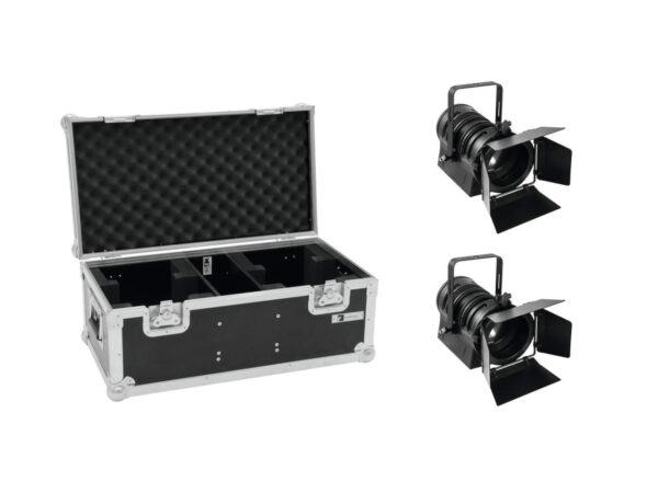 EUROLITE Set 2x LED THA-40PC sw + Case