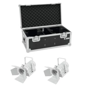 EUROLITE Set 2x LED THA-40PC ws + Case