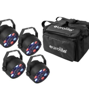 EUROLITE Set 4x LED PARty Spot + Soft-Bag