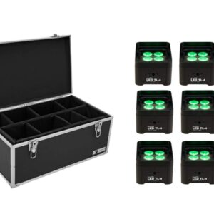 EUROLITE Set 6x LED TL-4 Trusslight + Case