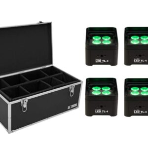 EUROLITE Set 4x LED TL-4 Trusslight + Case