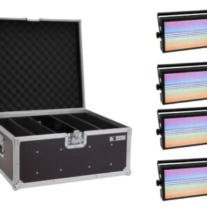 EUROLITE Set 4x LED Super Strobe ABL + Case