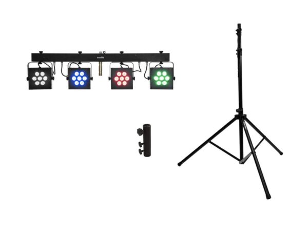 EUROLITE Set LED KLS-3002 + M-4 Boxenhochst?nder