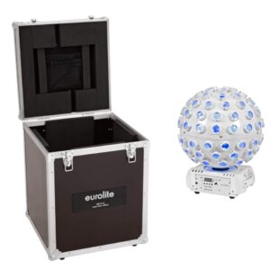 EUROLITE Set LED B-40 Laser Strahleneffekt wei? + Case