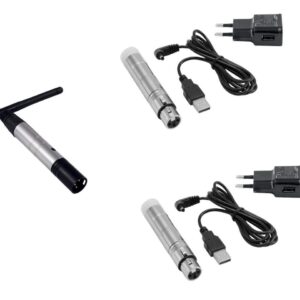 EUROLITE Set QuickDMX 1x Sender + 2x AKKU Empf?nger