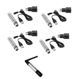 EUROLITE Set QuickDMX 1x Sender + 4x AKKU Empf?nger