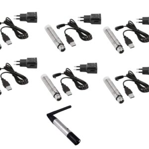 EUROLITE Set QuickDMX 1x Sender + 6x AKKU Empf?nger