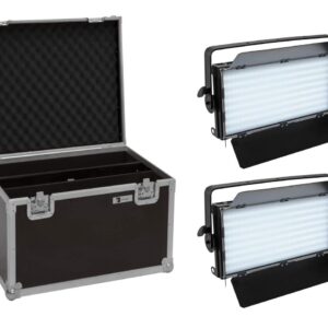 EUROLITE Set 2x LED PLL-480 QCL Panel + Case