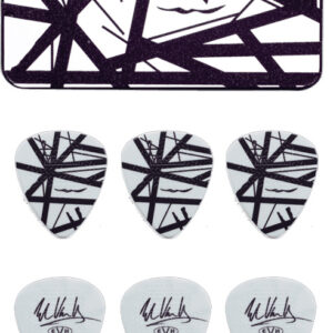 Pick Tin Dunlop EVH Black/White .60