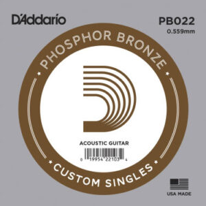 Einzelsaite D´Addario PB022 Phosphor Pronze