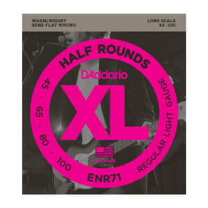 Saitensatz D´Addario ENR71 Half Rounds Long Scale/Light