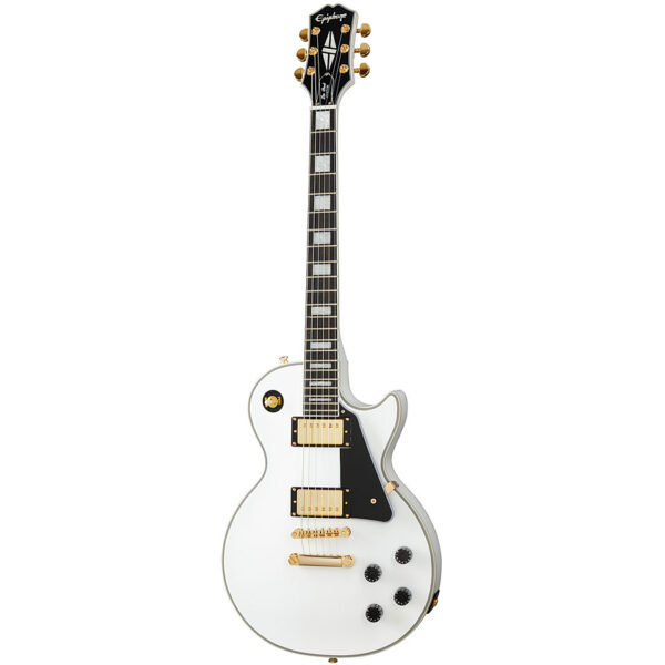 Epiphone Les Paul Custom Alpine White E-Gitarre