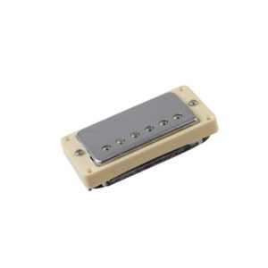 DIMAVERY Humbucker mit Silberkappe und Rahmen