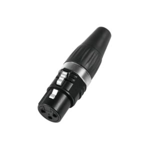 HICON XLR Buchse 3pol HI-X3CF-BLK