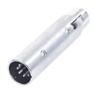 OMNITRONIC Adapter 3pol XLR(F)/5pol XLR(M)