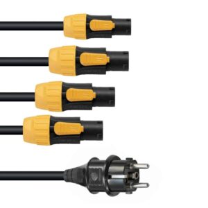 EUROLITE IP T-Con Netzkabel 1-4