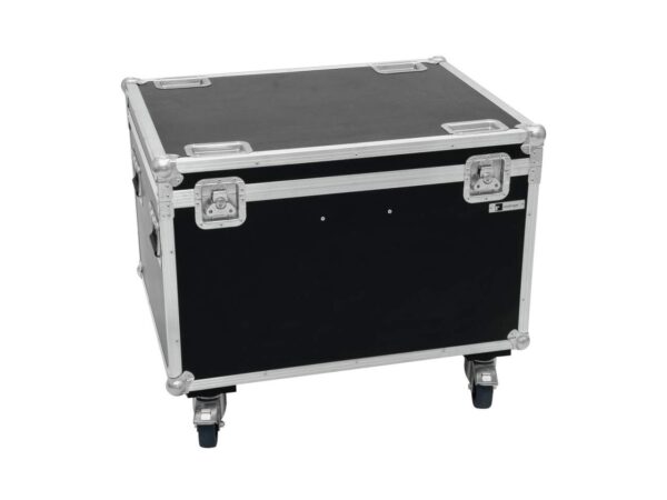 ROADINGER Flightcase 4x LED THA-100F/THA-120PC mit Rollen