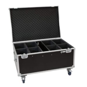 ROADINGER Flightcase 8x LED IP PAR 12x8W QCL/12x9W SQL Spot mit Rollen