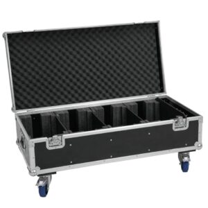 ROADINGER Flightcase 4x PLL-576 CW/WW mit Rollen