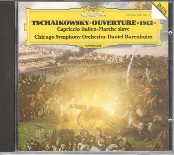 tschaikovsky ouverture solenelle 1812 capriccio italien - chicago symphony orchestra barenboim audio cd