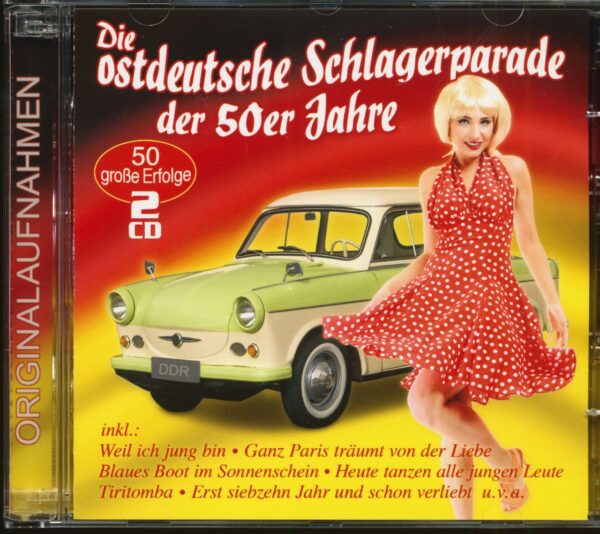 Various - Die ostdeutsche Schlagerparade der 50er Jahre - 50 große Erfolge (2-CD)